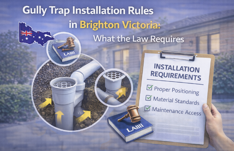 Gully Trap Installation Rules Brighton Victoria: Law Requires